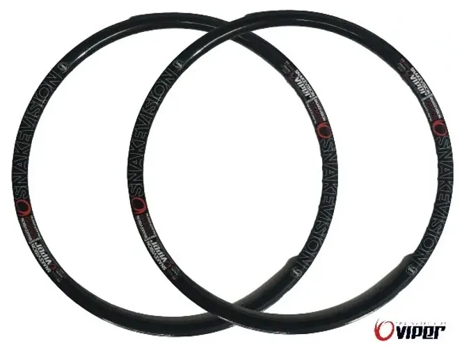 Par de Aro Aero 26 Viper SnakeVision Disc 36 Furos Preto Novo