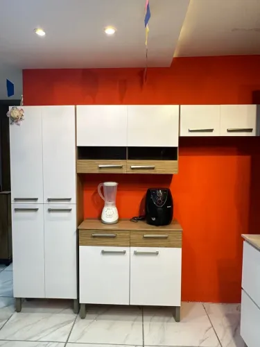 Armário de cozinha completo/ armário de parede / pronta entrega / crediario