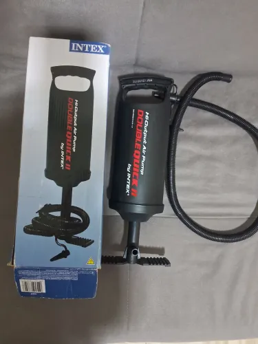 Bomba de ar manual Intex Double Quick II