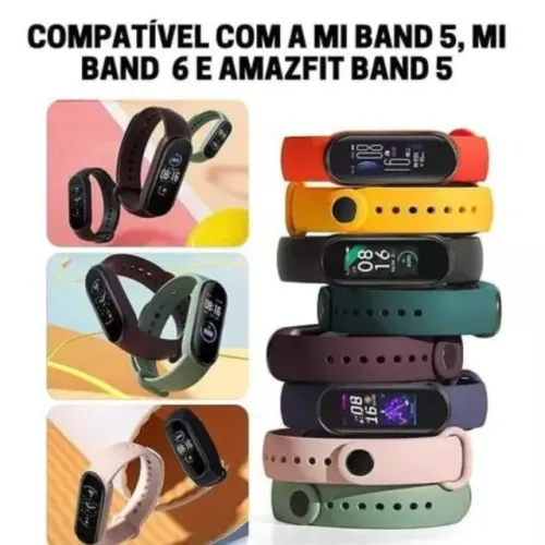 kit 5  Pulseiras para mi band 5 e 6