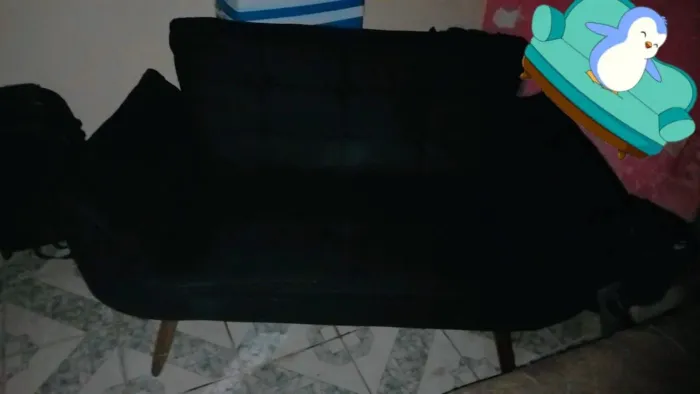 Poltrona namoradeira de veludo 