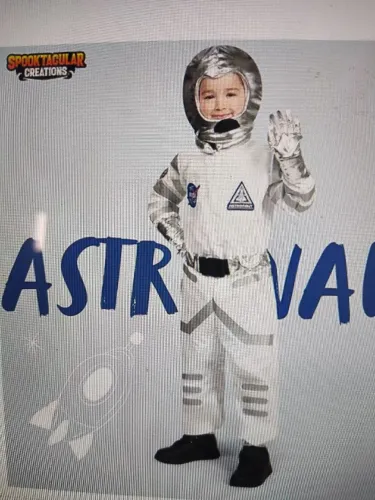 Fantasia de Astronauta, infantil 3 a 4 anos 