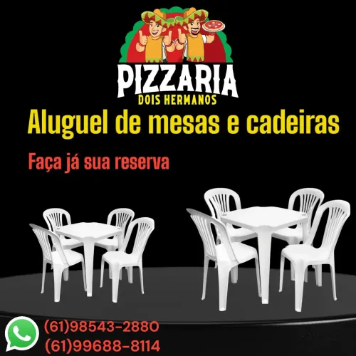 Aluguel / Locação de Mesas, Cadeiras e Toalhas de mesas.