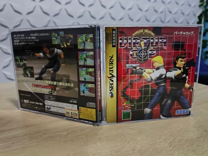 Jogo Virtur Cop Original japonês Sega Saturno 