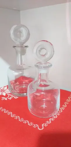Cristal Bohemia Garrafas para Whisky e Licôr/Decoração/Cristaleira!!