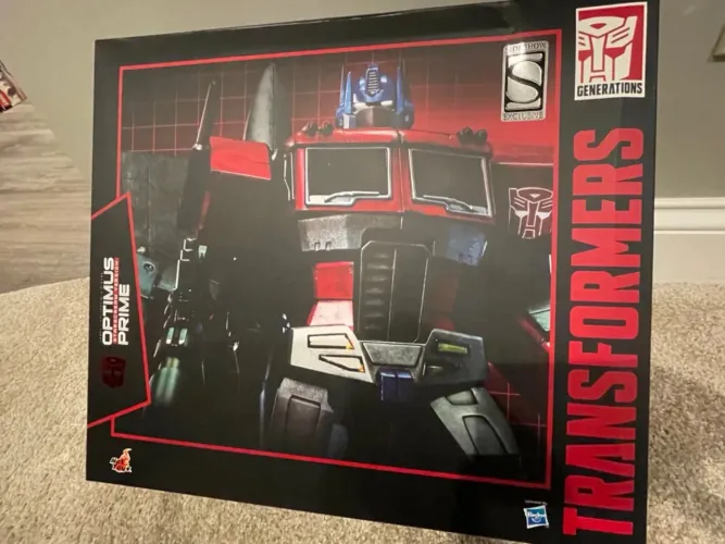 Hot Toys OPTIMUS PRIME (Starscream Version) TF001 - RARO 1/6 - COMPLETO com CAIXA PARDA