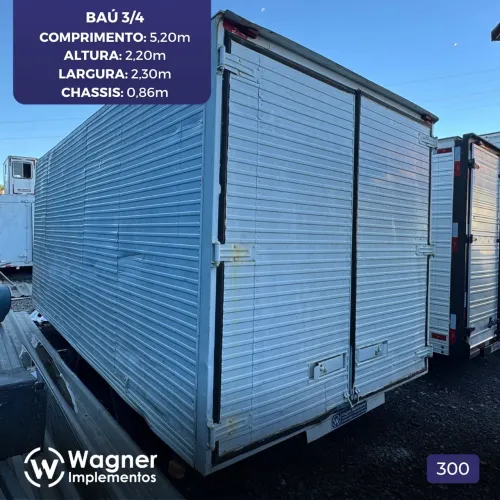 Baú 3/4 5,20m - Caminhão 3/4 5.20m 5,20 5.20 5,50 5.50 5,50m 5.50m
