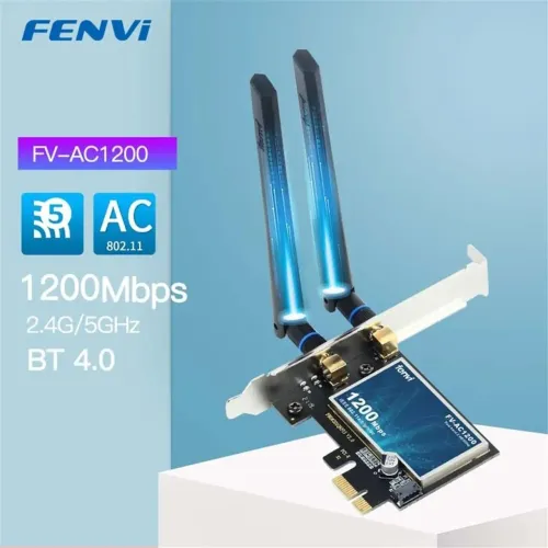 Adaptador Wifi e Bluetooth Dual bando Fenvi AC-1200