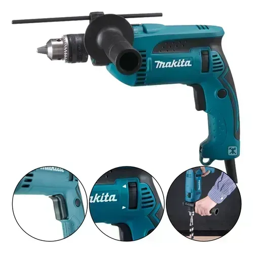 Furadeira Parafusadeira De Impacto Profissional Hp1640 1/2 Pol 760w Makita
