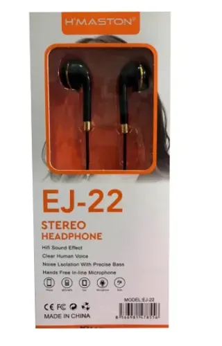 Fone De Ouvido Stereo H'maston Ej-22