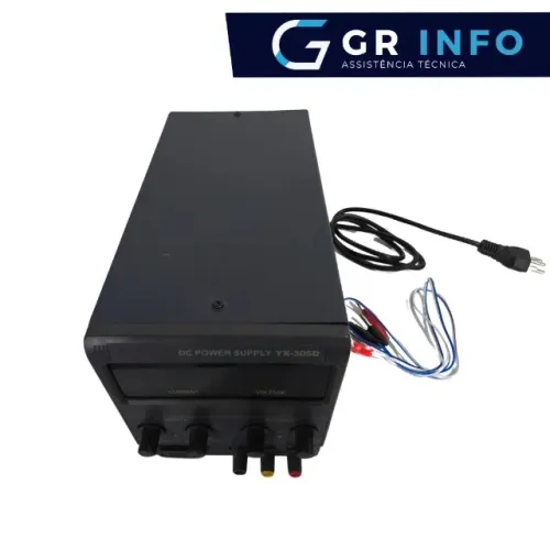 Fonte Variável De Bancada Yaxun Yx-305d Bivolt 30v 5a