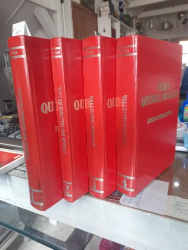 Enciclopédia 4 volumes Física Química Biologia 1968 **leia a descrição**