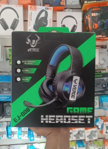 Headset gamer com microfone RGB - Entrega em São Luís e região