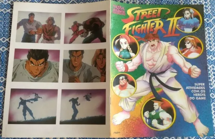 Revista Passatempos Street Fighter 2 Nº 1 ( Nova )