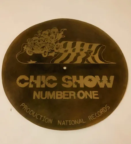 Feltro para Toca Discos da Chic Show Anos 80 Original de Época 