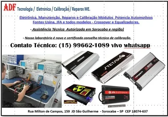 Assitencia Tecnica modulo som automotivo caixa  ativa 