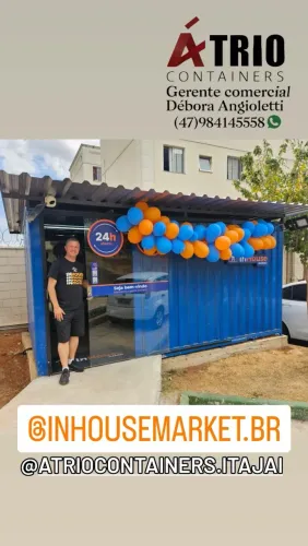 Container conveniência mercado