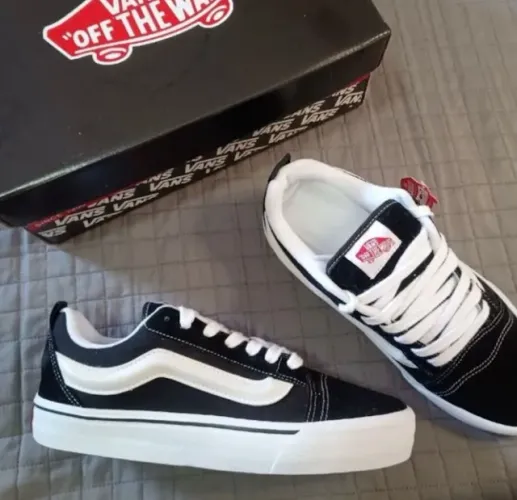 Tenis vans knu preto com frete gratis