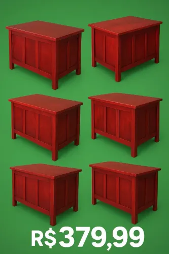 Caixa de Enxoval Mogno R$379,99