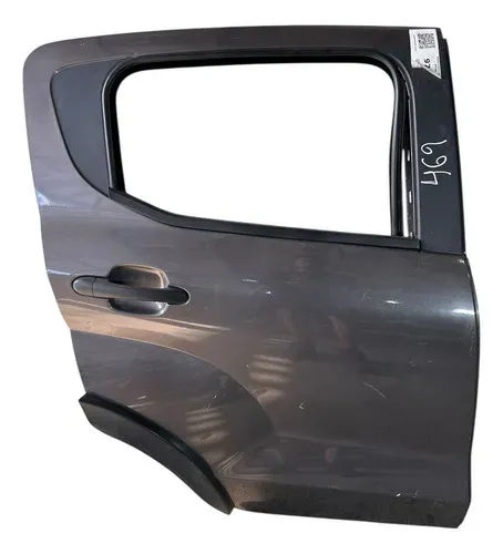 Porta Fiat Mobi 2021/2022 Traseira Direita Preta