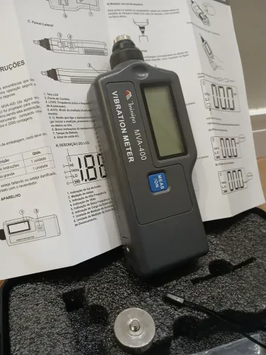 Medidor Digital de Vibração MVA-400 Minipa