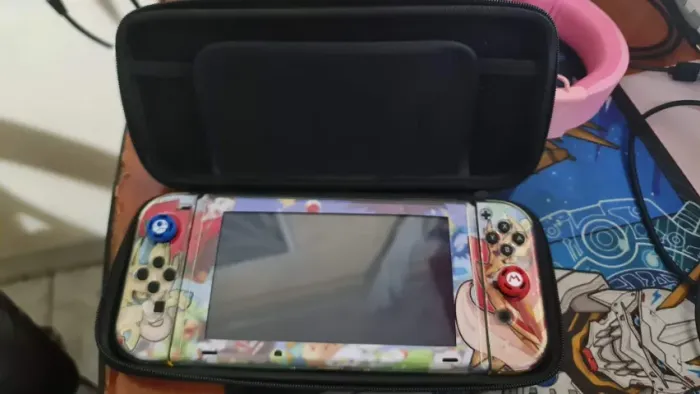 nintendo swich v2 cinza