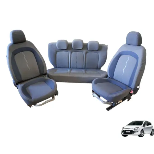 Jogo Banco Fiat Punto Attractive 2013 2014 2015 2016 Cinza Azul