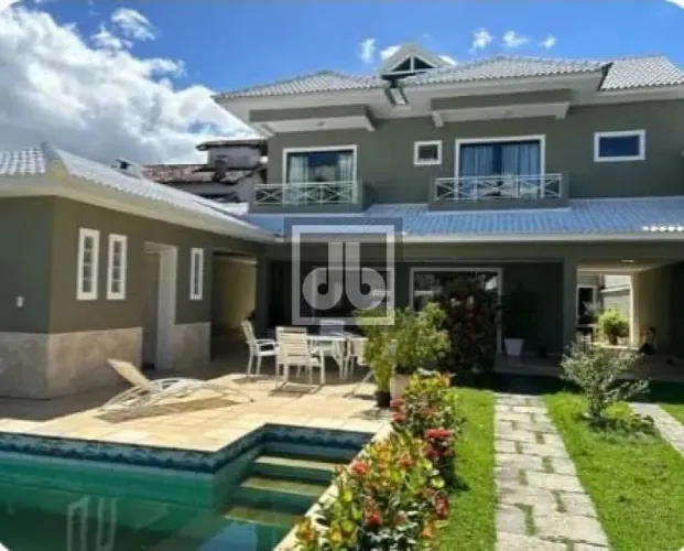 JBB67161 - Julio Bogoricin Vende Barra da Tijuca Lindíssima Casa Condomínio Interlagos de