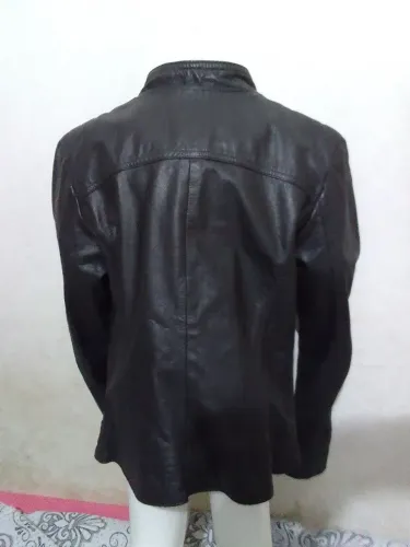 Jaqueta de couro infantil 