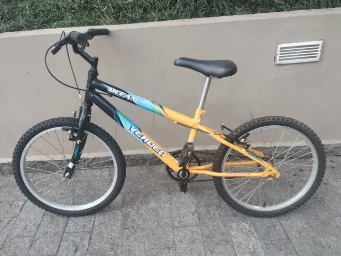 Bicicleta Infantil Masculina Aro 16 - Amarelo/Preto - Ocean Verden