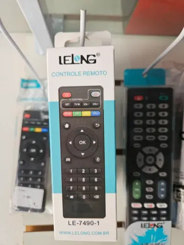 Controle Remoto para TV Box Lelong LE-7490-1
