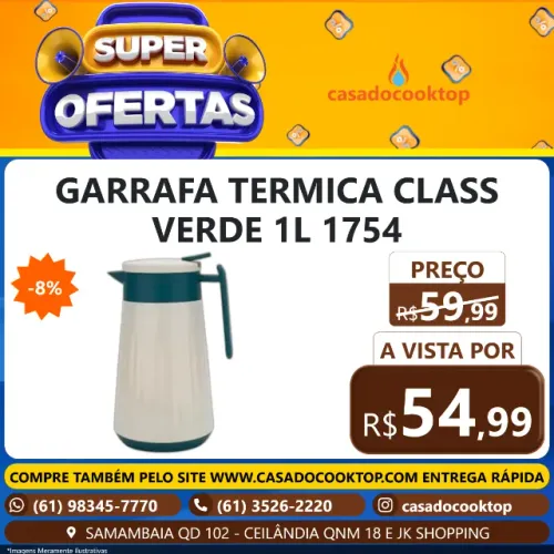 GARRAFA TERMICA CLASS VERDE 1L 1754