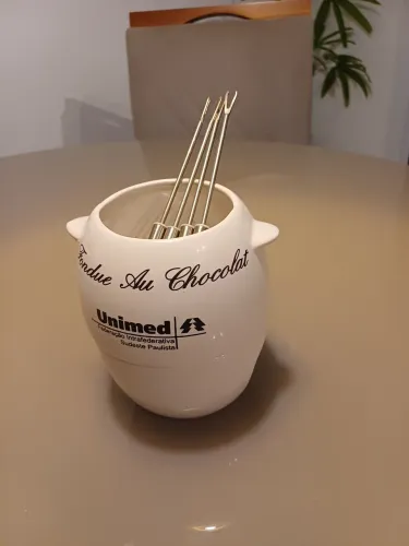 Mini conjunto para fondue para chocolate