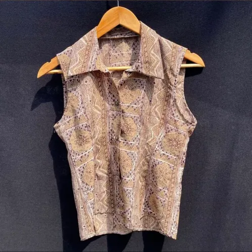 Blusa regata estampada