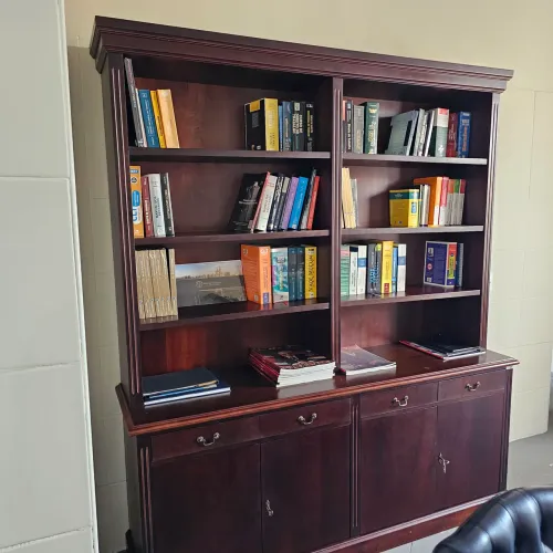 Moveis de luxo, estante livreiro clássico, decoração