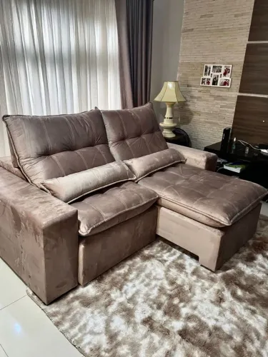 SOFÁ RETRÁTIL E RECLINÁVEL 2.30 COM DESCONTO PROMOCIONAL BLACK FRIDAY FRETE GRÁTIS