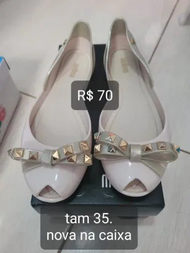 Sandália Melissa Infantil Tamanho 35 - Nova