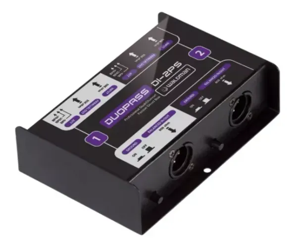 Direct Box Passivo 2 Canais Di-2ps Waldman