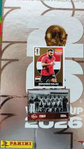Figurinha Mohamed salah bronze, nova sem detalhes.