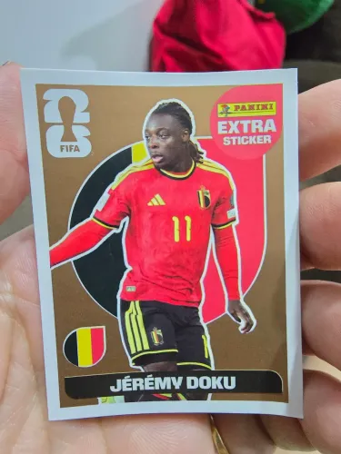 Figurinha Jérémy Doku Bronze Extra Sticker