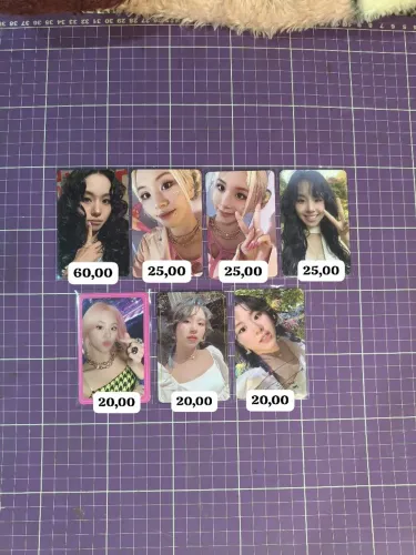 Photocards Chaeyoung Twice Originais Kpop Strategy More & More Fancy Once Formula of love