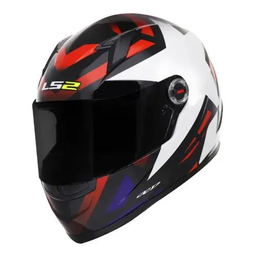 Capacete Ls2 FF358 Classic StarWar Branco/Vermelho - somos loja, parcelamos