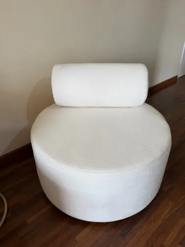 Puff Decorativo Estofada Moderna Sala, Quarto E Recepção