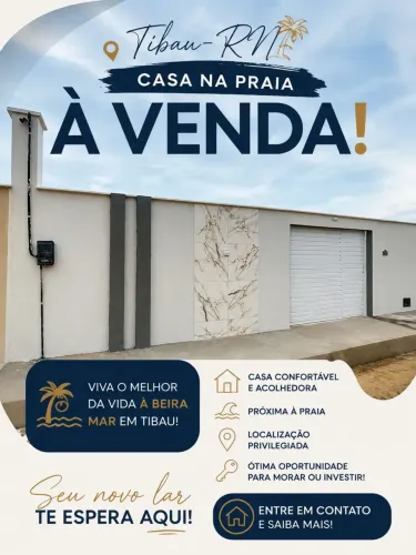 CASA A VENDA EM TIBAU