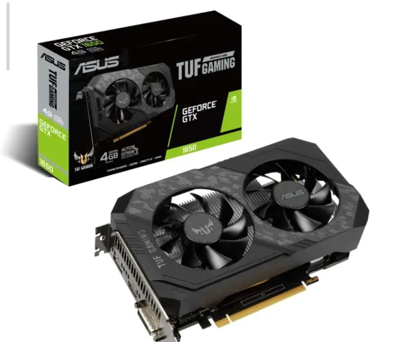 Placa de vídeo Asus NVidia 1650 tuff gaming