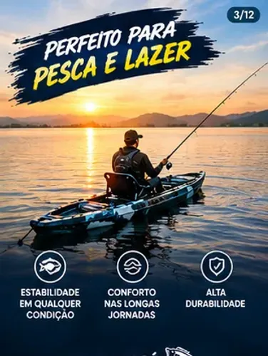 Caiaque para pesca -  Novo