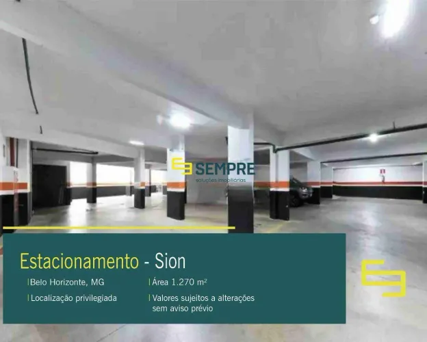 Estacionamento para alugar no Bairro Sion