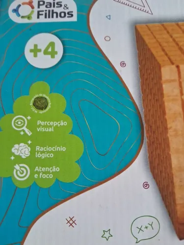 NOVO Crianças e Adultos,Material Dourado 611 NOVO!! peças 