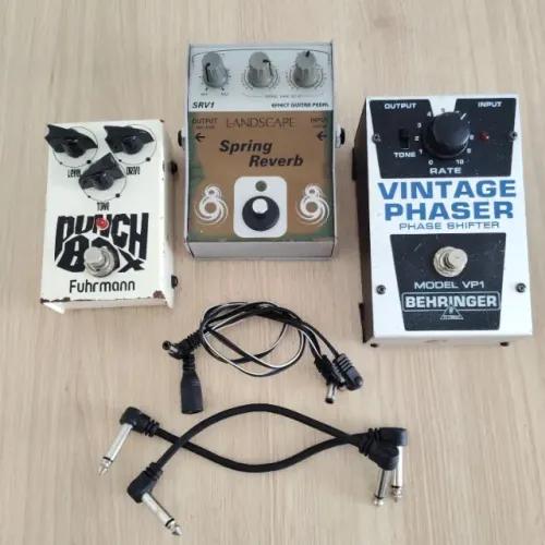 Combo Pedais Vintage Tone: Fuhrmann Punch Box + Landscape Reverb SRV1 + Phaser