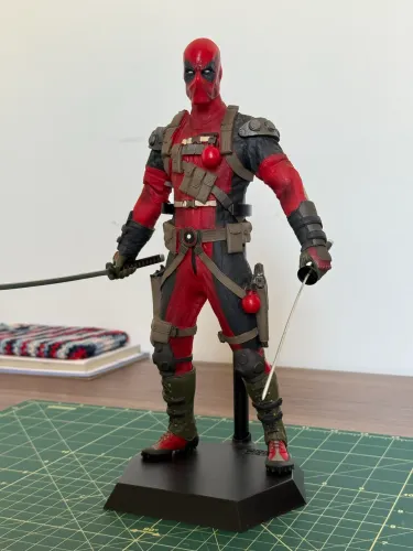 Deadpool Action Figure Crazy Toys Completo Colecionável Marvel
